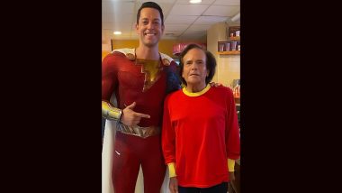 Shazam! Fury of the Gods: Zachary Levi Poses Backstage with Michael Gray, Original Billy Batson from 70s Series Makes Cameo in DC Film! (View Pic)
