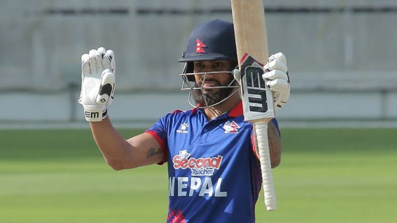 Nepal vs United Arab Emirates Live Streaming Online: Get Free Telecast Details of NEP vs UAE 3rd ODI in ICC Men’s Cricket World Cup League 2 on TV