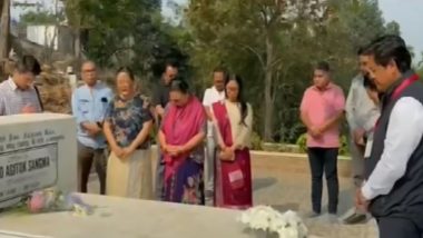 Meghalaya Assembly Election Result 2023: CM Conard Sangma, Family Visit Grave of His Father and Former CM PA Sangma on Counting Day (Watch Video)