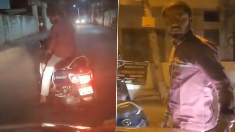 Road Rage in Bengaluru: Woman Claims Bikers Forcefully Collided With Her Car, Tried to Break Open Window; Police Launch Probe (Watch Video)