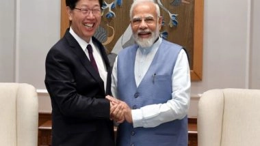 Business News | PM Modi Meets with Foxconn Chairman, Discusses India's Tech and Innovation