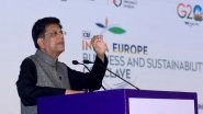 India News | Union Minister Piyush Goyal Urges Business Leaders to Focus on Sustainability, Respect for Nature