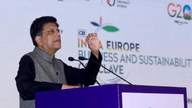 India News | Union Minister Piyush Goyal Urges Business Leaders to Focus on Sustainability, Respect for Nature