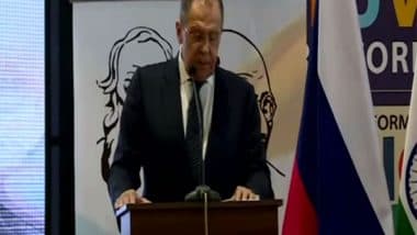 World News | Russia Satisfied to See Potential of India's G 20 Presidency, Echoing Tolstoy and Gandhi's Philosophy: Lavrov