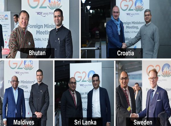 Raisina Dialogue 2023: Foreign Ministers of Bhutan, Croatia, Maldives, Sri Lanka and Sweden Reach Delhi To Participate in Eighth Edition of Raisina Dialogue