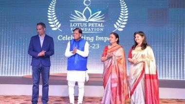 Business News | Lotus Petal Foundation's 'Celebrating Impact 2022-23' Conclave Honours Corporates, Philanthropists Working Tirelessly for Underprivileged Children