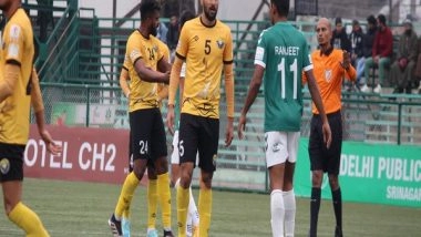 Sports News | I-League: Real Kashmir Maintain Unbeaten Streak with 1-1 Draw Against Mumbai Kenkre FC