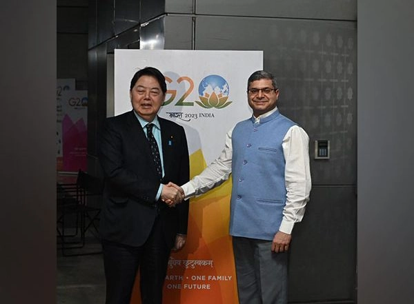 World News | Japan FM Hayashi Arrives in Delhi to Participate in Quad Foreign Ministers Meeting