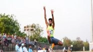 Sports News | Indian Open Throws and Jumps Competition: Jeswin Aldrin Breaks National Record, Claims Gold in Men's Long Jump