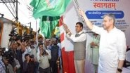 India News | New Delhi: Union Ministers Mandaviya, Vaishnaw Flag off Jan Aushadhi Train