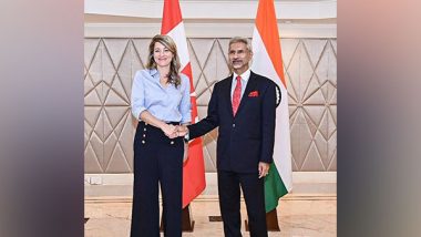 World News | Jaishankar Discusses G20 Agenda, Global Developments with Canadian Counterpart Joly