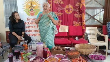 India News | Padma Shri Awardee Janak Palta Dedicates Her Life Educating Tribals, Nowadays Teaching Students to Make 'natural Colours' for Holi