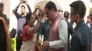 India News | Uttarakhand CM Celebrates Holi with People at His Residence in Khatima