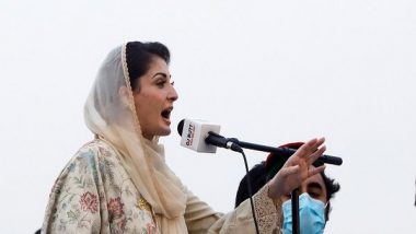 World News | Pakistan: PML-N Leader Maryam Nawaz Mocks Imran Khan for Avoiding Arrest