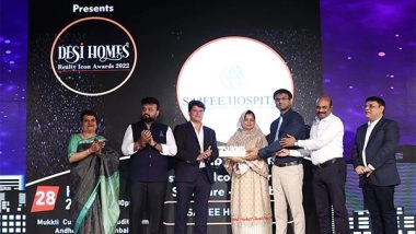 Business News | Desi Homes Realty Icon Awards Honored Saifee Hospital for Best NPO Iconic Heritage Structure - Mumbai