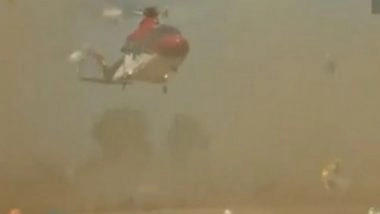 India News | Karnataka: Helicopter Carrying Yediyurappa Faces Difficulty in Landing at Helipad Filled with Garbage