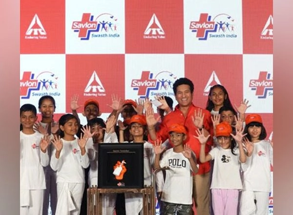 Business News | Savlon Swasth India Announces Sachin Tendulkar as the World's First 'Hand Ambassador' to Inspire Billions to Wash Hands