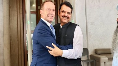 India News | Former Australian PM Tony Abbott Calls on Devendra Fadnavis, Discusses Ways to Strengthen Trade with Maharashtra
