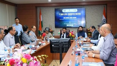 Sports News | Sports Minister Anurag Thakur Chairs 1st High-level Committee Meeting for Paris Olympics 2024