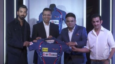 Sports News | IPL: Lucknow Super Giants Unveil Their Jersey for IPL 2023
