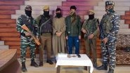 India News | J-K: 2 LeT Terrorists Held in Baramulla, Arms and Ammunition Recovered