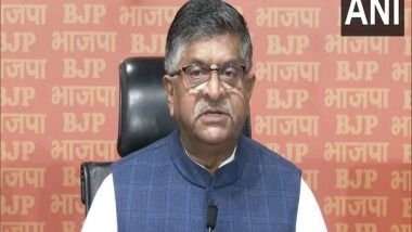 India News | Gandhi Family is Habitual of Criticizing RSS, Sangh Teaches Lessons of National Service: Ravi Shankar Prasad