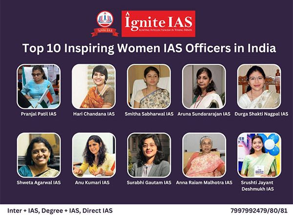 Business News | Top 10 Inspiring Women IAS Officers in India by Ignite IAS