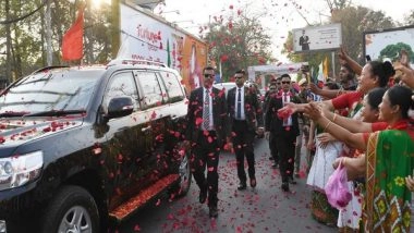 India News | PM Modi Receives Warm Welcome in Guwahati