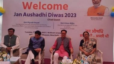 India News | Kiran Rijiju Commences Final Day Celebrations of 'Jan Aushadhi Diwas'
