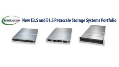 Business News | Supermicro Expands Storage Solutions Portfolio for Intensive I/O Workloads with All-Flash Servers Utilizing EDSFF E3.S and E1.S Storage Drives Across Multiple Product Lines