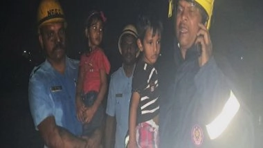 India News | Fire at Garment Shop in Nagpur; Couple, Two Kids Rescued