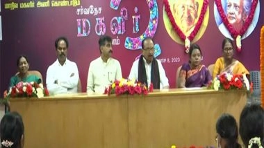 India News | Tamil Nadu: 300 Women Participate in MDMK's Women's Day Celebrations in Chennai