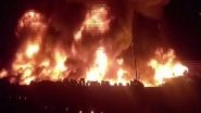 India News | Bengal: Major Fire Breaks out at Godown in Asansol, Fire Tenders on Spot