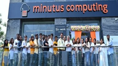 Business News | Minutus Computing Opens New Office in Pune, Plans to Double Workforce