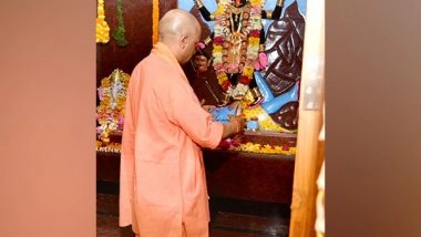 India News | CM Yogi Consecrates Idols of Maa Kali, Lord Ganesh, Kalbhairav
