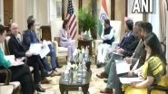 World News | Union Minister Dharmendra Pradhan, US Commerce Secy Gina Raimondo Discuss Strengthening Cooperation in Education