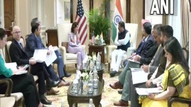 World News | Union Minister Dharmendra Pradhan, US Commerce Secy Gina Raimondo Discuss Strengthening Cooperation in Education