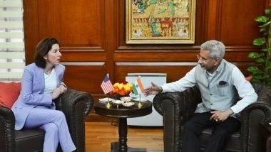 World News | EAM S Jaishankar Meets US Commerce Secy Gina Raimondo, Discusses Strategic Trade and Resilient Supply Chains