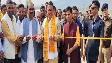 India News | Uttarakhand CM Inaugurates Hot Air Balloon, Para Motor Adventure Activities in Tanakpur