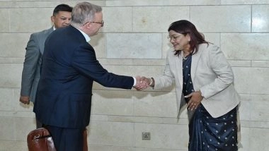 World News | Australian PM Anthony Albanese Arrives in Delhi to Take Forward Comprehensive Strategic Partnership