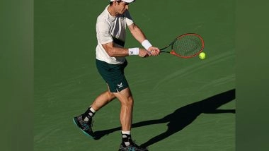Sports News | Andy Murray Clinches Victory Against Tomas Martin Etcheverry in Indian Wells Opener