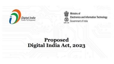 Business News | Govt Held First Public Consultation on Proposed Digital India Act