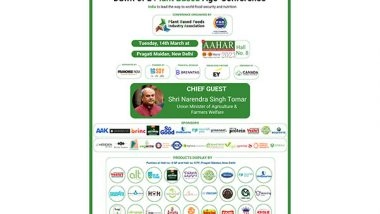 Business News | AAHAR 2023: 'Right To Protein' with PBFIA to Host 'Dawn of a Plant-Based Age' Conference