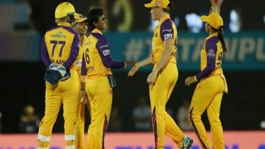 Sports News | WPL 2023: Fiery Spells from Deepti, Ecclestone Help UP Warriorz Sink RCB to 138 Despite Perry's Half-century