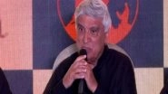 Entertainment News | Urdu is Native to Hindustan, People Should Embrace It: Javed Akhtar