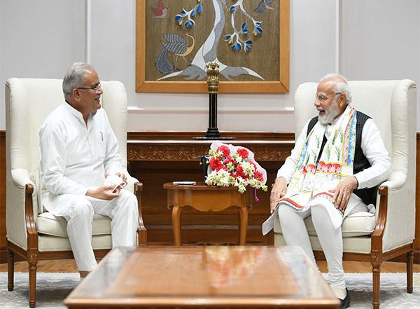 India News | Chhattisgarh CM Meets PM Modi, Discusses Coal Royalty, GST Dues
