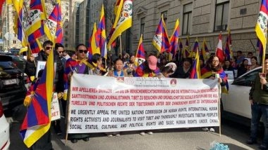 World News | Tibetans Protest Against CCP in Vienna on Occasion of National Uprising Day