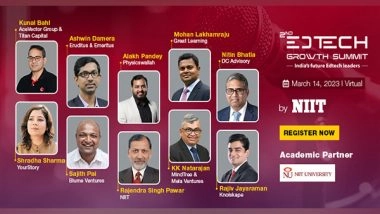 Business News | NIIT Announces 2nd Edition of EdTech Growth Summit to Build Next Gen Leaders of India