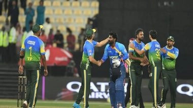 Sports News | Asia Lions Start Strong, Defeat India Maharajas by Nine Runs in Legends League Cricket (LLC) Masters Opener