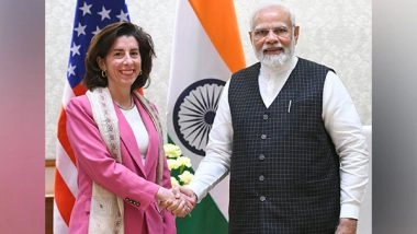 World News | PM Modi Meets US Secretary of Commerce Gina Raimondo